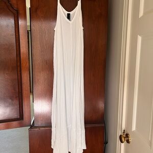 Bobi white gauze dress